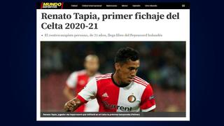 Celta de Vigo ata a Renato Tapia: así reaccionó la prensa de España al fichaje del peruano [FOTOS]