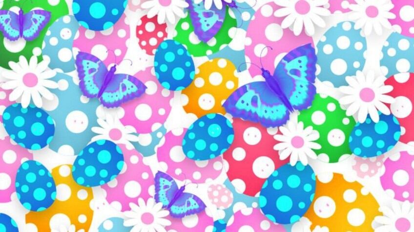 Halla al conejo entre las mariposas de colores que no todos logran ver. (Mdzol)