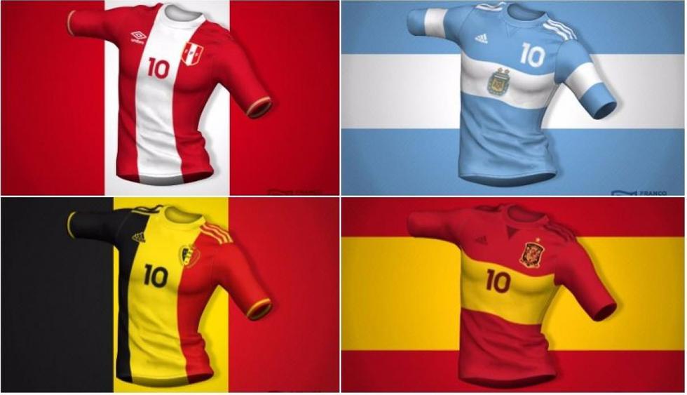 Mundial Rusia 2018: serían camisetas los equipos si se respetaron diseños y colores de banderas [FOTOS] | FUTBOL-INTERNACIONAL | DEPOR