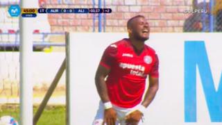 Alianza Lima vs. Juan Aurich: Wilmer Aguirre se perdió gol increíble en el área chica