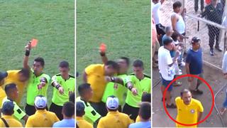 Copa Perú: Hombre agrede a árbitro y se retira entre aplausos del público