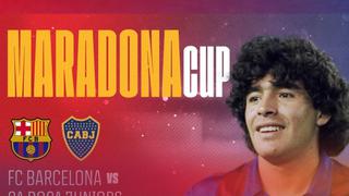 En honor al ‘10′: Barcelona anuncia duelo ante Boca Jrs. por la ‘Maradona Cup’