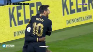 Mantiene velocidad y clase: el gol de Lionel Messi en Barcelona vs. Real Sociedad [VIDEO]