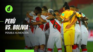La posible alineación de Perú para enfrentar a Bolivia por Eliminatorias