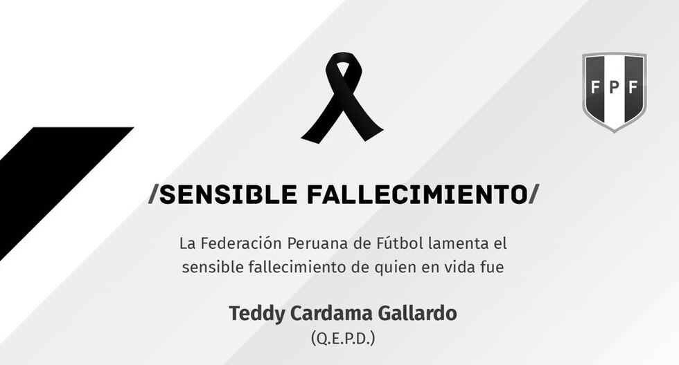 La FPF mandó un mensaje de pesar.