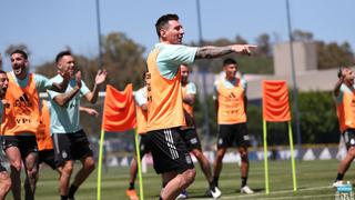 Lionel Messi está en Disney: así fue el último entrenamiento de Argentina antes de viajar a Lima
