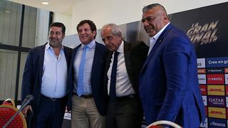 ¡Unidos por el fútbol! Presidentes de River Plate, Boca Juniors y Conmebol cenan juntos en Madrid
