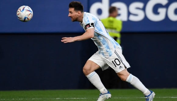 Lionel Messi marcó un repóker en el Argentina vs. Estonia. (Foto: AFP)