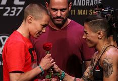¡Un regalo sorpresa! Rose Namajunas recibió una rosa de Jessica Andrade previo al UFC 237 [VIDEO]