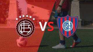 Empieza el partido entre Lanús y San Lorenzo