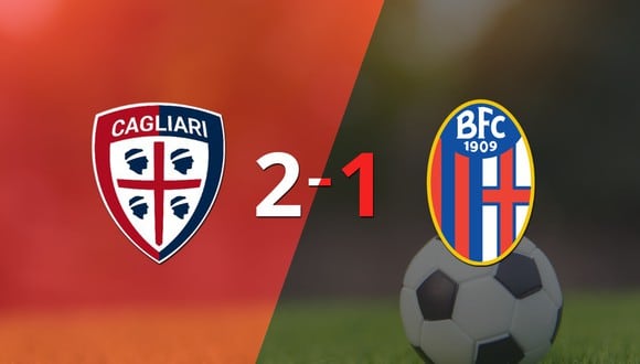 Con la mínima diferencia, Cagliari venció a Bologna por 2 a 1