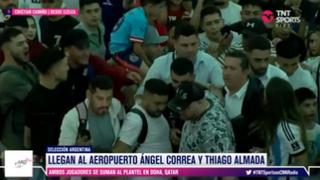 Fiesta en Ezeiza: la espectacular despedida a Ángel Correa y Thiago Almada [VIDEO]