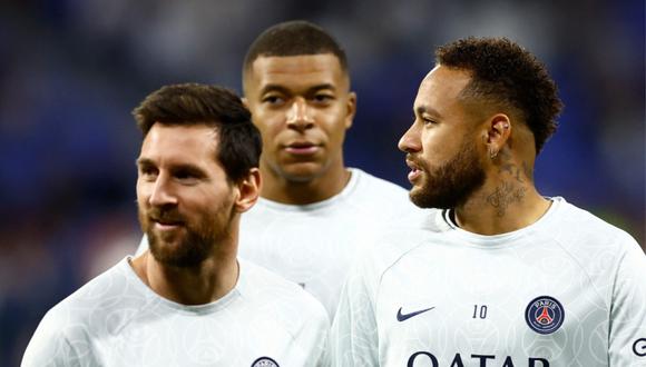 Messi, Mbappé y Neymar juegan juntos en el PSG desde mediados de 2021. (Foto: EFE)