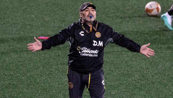 Diego Maradona dirigió a Argentina en el Mundial de Sudáfrica 2010.