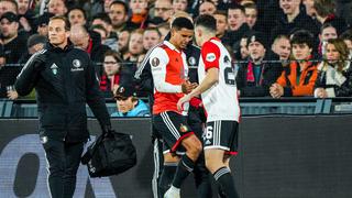 Preocupación por Marcos López: salió lesionado en la victoria del Feyenoord sobre el Shakhtar