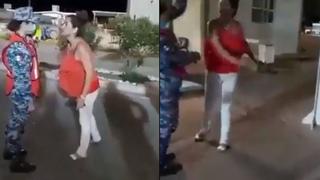 Mujer golpea a una militar en Sonora solo porque le negó el paso a los servicios higiénicos