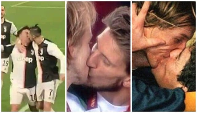 Los besos más recordados del fútbol.