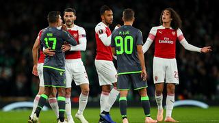 ¡Firmaron tablas! Arsenal empató 0-0 contra Sporting Lisboa por la Europa League desde Emirates Stadium