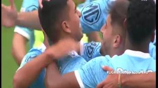 Cabezazo letal: gol de Gianfranco Chávez para el 1-0 de S. Cristal vs. Sport Huancayo [VIDEO]