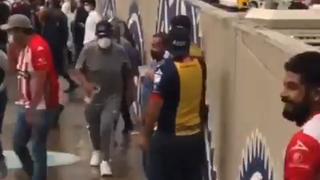 Terrible pelea en el Alfonso Lastras: fanáticos de San Luis atacaron los buses de los seguidores de Tigres