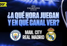 ¿A qué hora juegan Manchester City vs. Real Madrid por la Champions League’