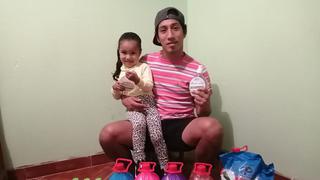 Rendirse jamás: Sheu Obregón, el futbolista que vivió dos dramas este año y hoy vende utensilios de limpieza 