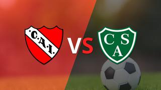 Al comienzo del segundo tiempo Independiente y Sarmiento empatan 1-1