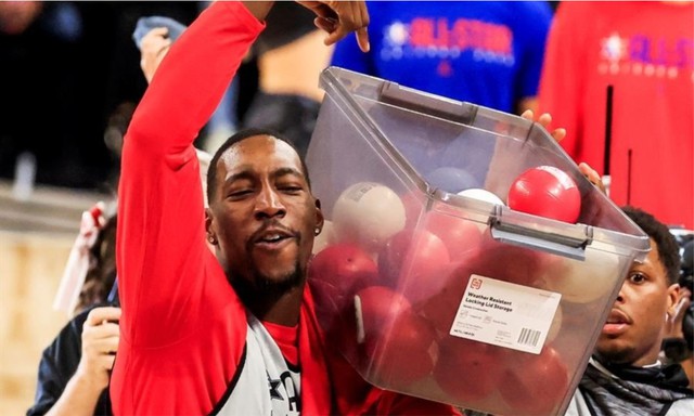 NBA All Star: LeBron James, Kawhi Leonard y Giannis Antetokounmpo se roban el show en práctica del juego de las estrellas | FOTOS