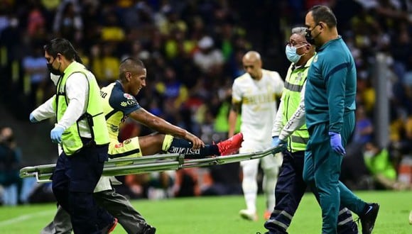 En el Club América son cautos con la recuperación de Pedro Aquino. (Foto: AFP)