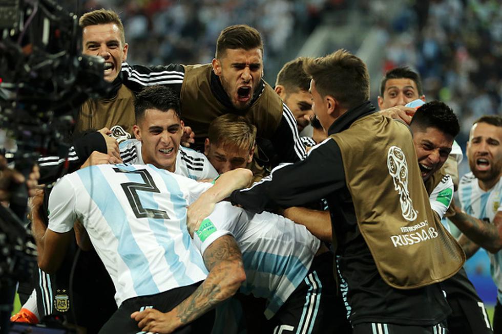 Argentina venció 2-0 a Croacia por el Mundial Rusia 2018. (Getty)