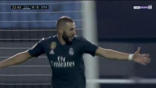 ¡Tras genialidad de Modric! El gol de Karim Benzema para abrir el marcador ante el Celta de Vigo [VIDEO]