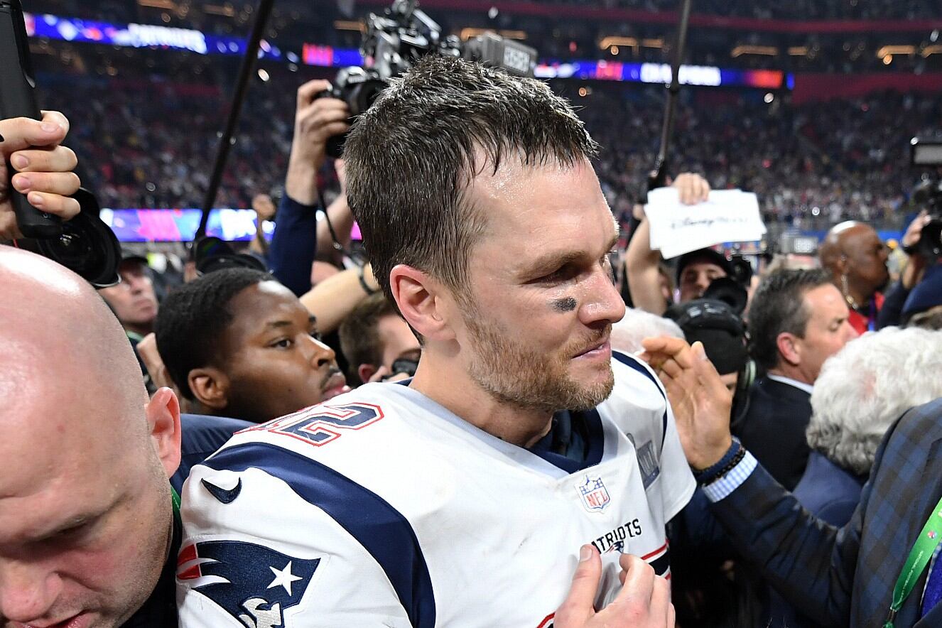 Tom Brady ganó seis anillos con los New England Patriots. (Foto: AFP)