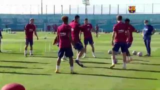 El Barcelona inicia una nueva semana de entrenamientos