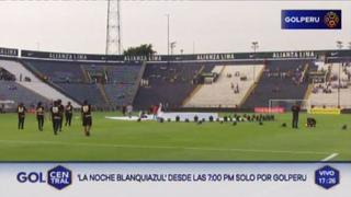 Una alfombra europea: así luce el gramado del Alejandro Villanueva para la 'Noche Blanquiazul' [VIDEO]