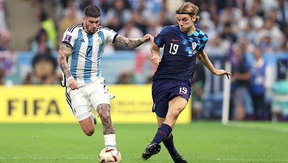 Argentina vs. Croacia en partido por las semifinales del Mundial Qatar 2022. (Foto: Getty Images)