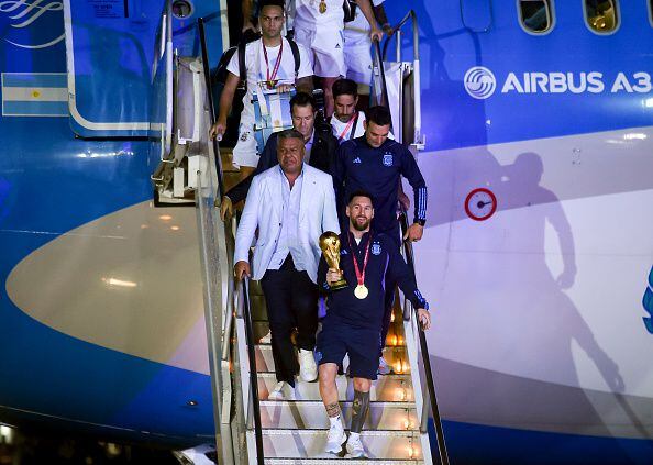 Así fue la llegada de Argentina a casa tras ganar el Mundial.