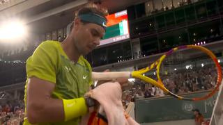 Nadal y el punto de oro que consiguió ante Zverev en el Roland Garros