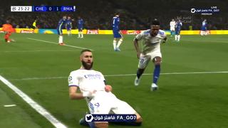 Un gol de otro partido: doblete de Benzema para el 2-0 del Real Madrid vs. Chelsea [VIDEO]