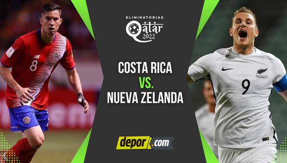 Costa Rica vs. Nueva Zelanda: cuándo, a qué hora y dónde ver el partido por el repechaje a Qatar 2022. (Imagen: Depor)