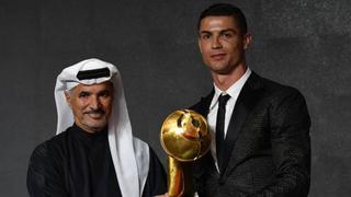 ¡A esta gala sí fue! Cristiano Ronaldo ganó premio a mejor jugador del año de los Globe Soccer Awards