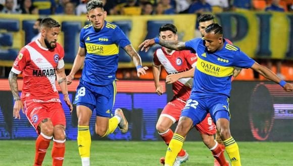 A qué hora juega Boca vs. Argentinos por la Liga Profesional Argentina. (Foto: EFE)