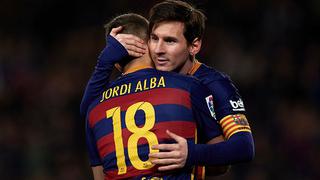 Jordi Alba: "Lionel Messi es el mejor jugador de la historia"
