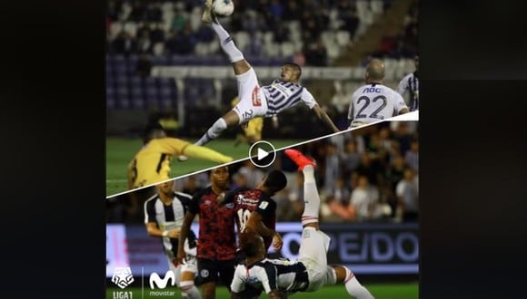 Quevedo y Arroé marcaron golazos para Alianza Lima. (Captura)