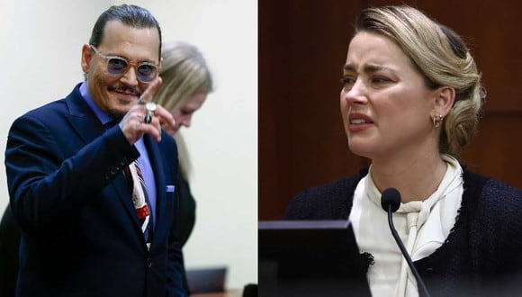 Johnny Depp le ganó el juicio a Amber Heard: la actriz fue declarada culpable por difamación. (Foto: Composición / EFE)