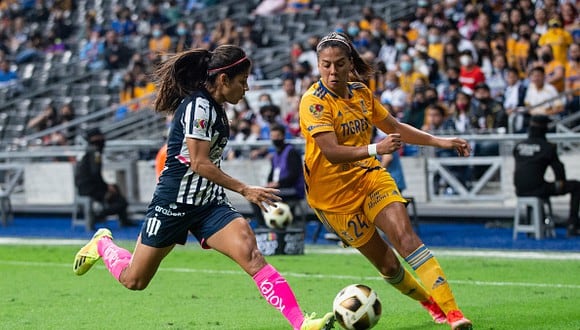 Tigres vs. Monterrey juegan este lunes por la final de la Liga MX Femenil 2021 (Foto: Getty Images).