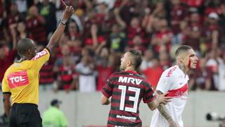 ¡Sangre, sudor y lágrimas! Paolo Guerrero fue expulsado ante Flamengo