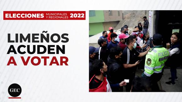 Elecciones 2022: ciudadanos de Lima acuden a las urnas para elegir a sus próximas autoridades municipales