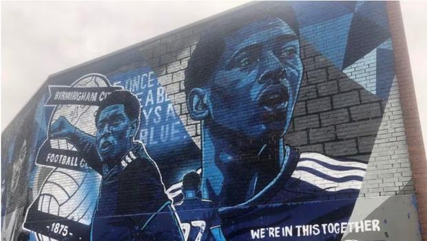 Jude Bellingham es ídolo en Birmingham y tiene un mural a su honor. (Foto: Diario AS)