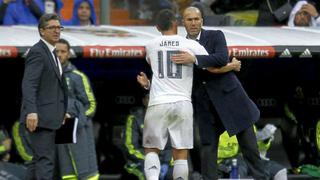 Tiene tres bajas y ni así lo llamó: Zidane volvió a demostrar que no cuenta para nada con James Rodríguez