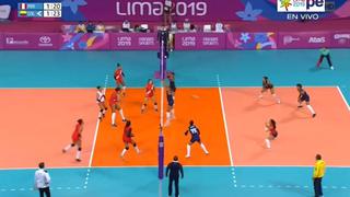 ¡Fue un misil! El tremendo mate de Ángela Leyva que conectó frente a Colombia en los Juegos Panamericanos [VIDEO]